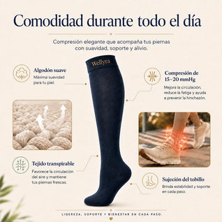 Medias de Compresión Graduada Wellyra