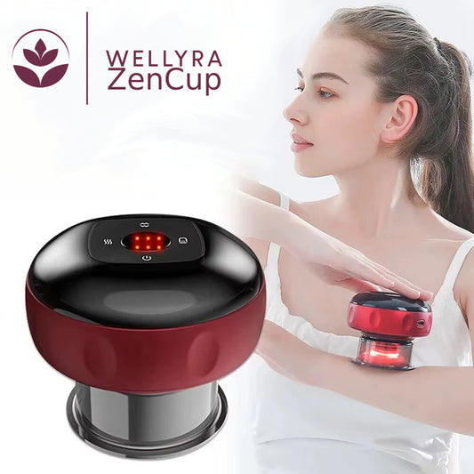 Wellyra ZenCup <br> <h4>Schröpfmassagegerät mit Infrarotwärme</h4>