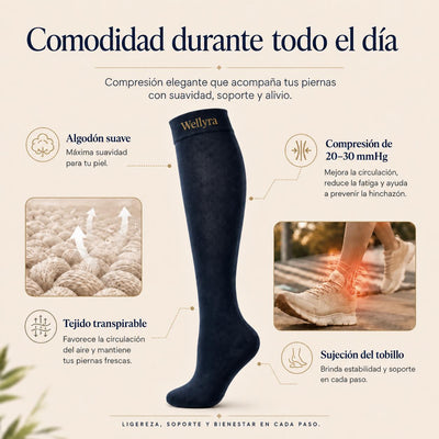 Alta Compresión - sin puntera - 20-30 mmHg